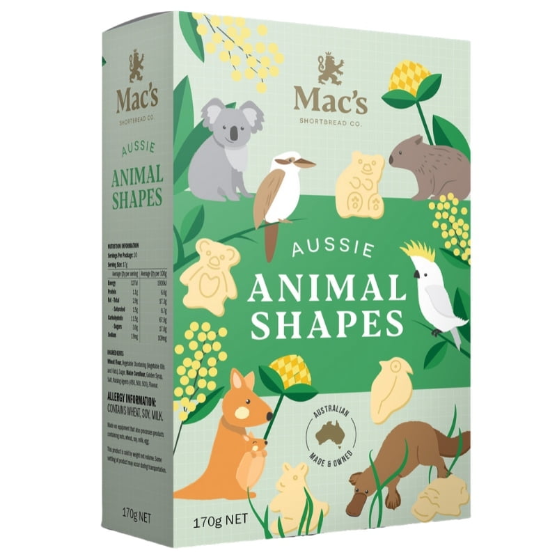 Mac's Animal Shapes 170g