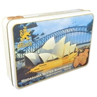 Macadamia Butter Shortbread -Sydney Tin 150g Macadamia Butter Shortbread -Sydney Tin 150g